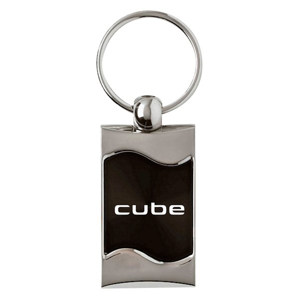 Autogold® - Cube Logo Rectangular Wave Key Chain