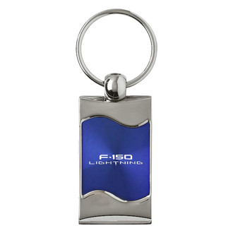 Autogold® - F-150 Lightning Rectangular Wave Key Chain