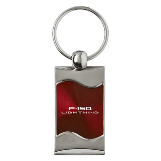 Autogold® - F-150 Lightning Rectangular Wave Key Chain