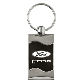 Autogold® - F-550 Logo Rectangular Wave Key Chain