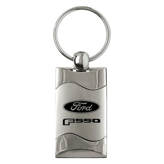 Autogold® - F-550 Logo Rectangular Wave Key Chain