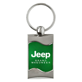 Autogold® - Grand Wagoneer Rectangular Wave Key Chain