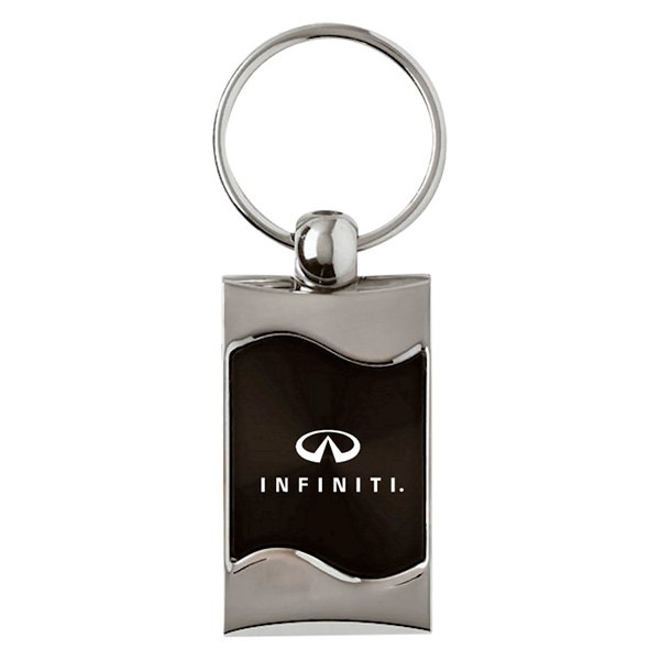 Autogold® - Infiniti Logo Rectangular Wave Key Chain