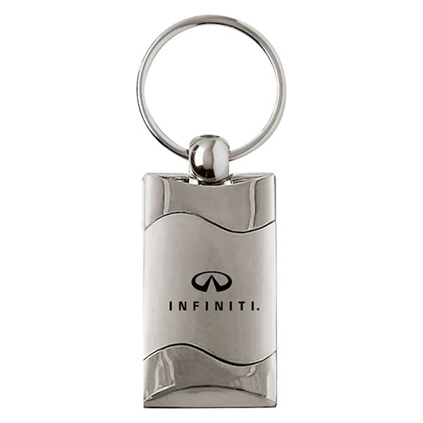 Autogold® - Infiniti Logo Rectangular Wave Key Chain