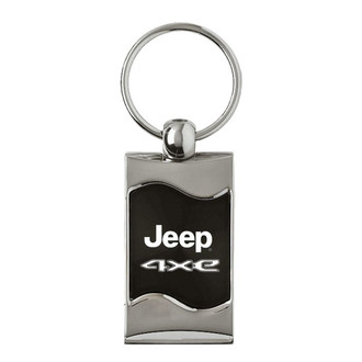 Autogold® - Jeep 4xe Rectangular Wave Key Chain