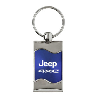 Autogold® - Jeep 4xe Rectangular Wave Key Chain