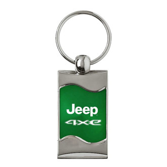 Autogold® - Jeep 4xe Rectangular Wave Key Chain