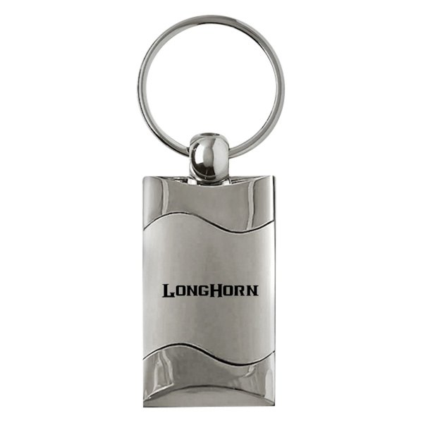 Autogold® - Longhorn Logo Rectangular Wave Key Chain