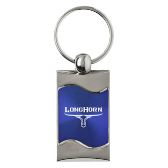 Autogold® - Longhorn Skull Rectangular Wave Key Chain