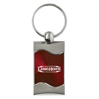 Autogold® - Longhorn Laramie Rectangular Wave Key Chain