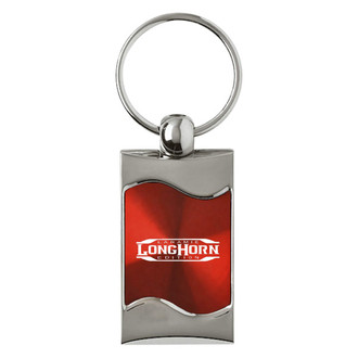 Autogold® - Longhorn Laramie Rectangular Wave Key Chain