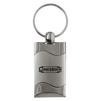 Autogold® - Longhorn Laramie Rectangular Wave Key Chain