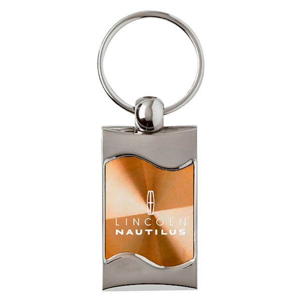 Autogold® - Nautilus Logo Rectangular Wave Key Chain