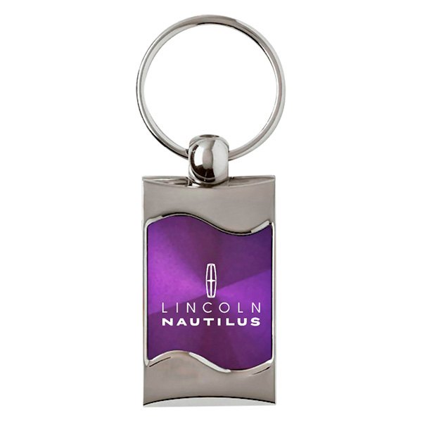Autogold® - Nautilus Logo Rectangular Wave Key Chain