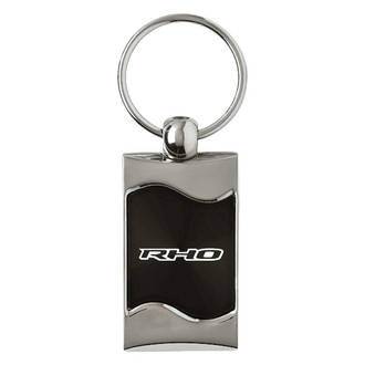 Autogold® - RHO Logo Rectangular Wave Key Chain