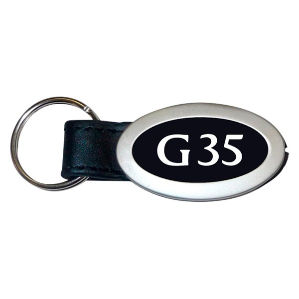 Autogold® - G35 Logo Oval Leather Key Chain