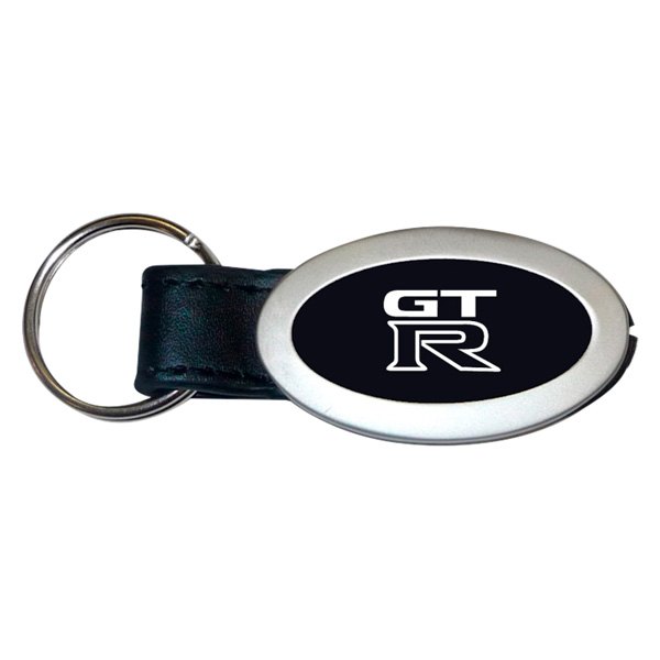 Autogold® - GTR Logo Oval Leather Key Chain