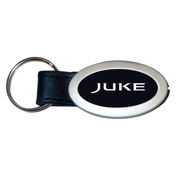 Autogold® - Juke Logo Oval Leather Key Chain