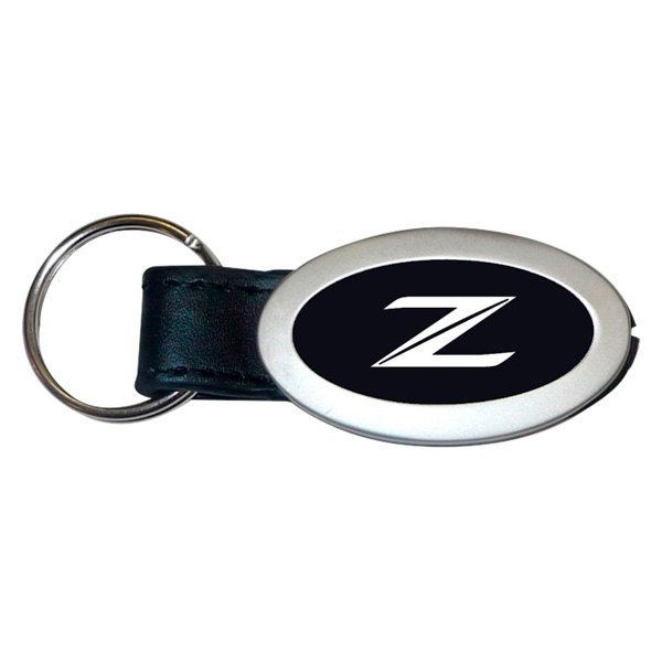 Autogold® - Z (New) Logo Oval Leather Key Chain