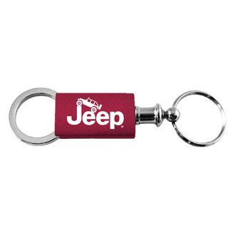Autogold® - Jeep Climbing Logo Aluminum Valet Key Chain