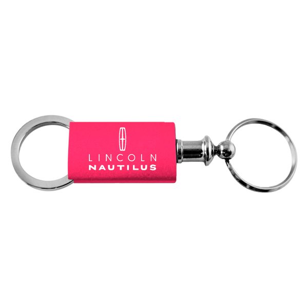 Autogold® - Nautilus Logo Pink Anodized Aluminum Valet Key Chain