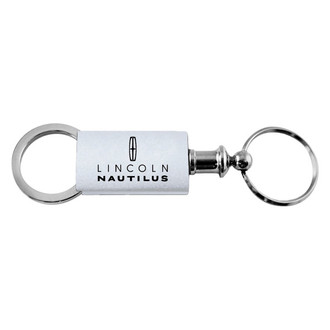 Autogold® - Nautilus Logo Silver Anodized Aluminum Valet Key Chain