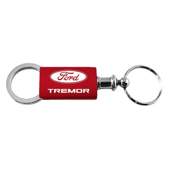 Autogold® - Tremor Logo Red Anodized Aluminum Valet Key Chain