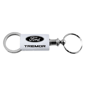 Autogold® - Tremor Logo Silver Anodized Aluminum Valet Key Chain