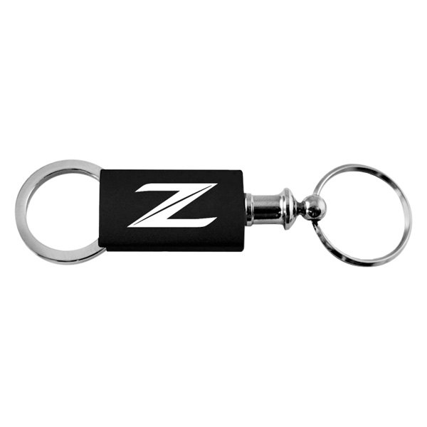 Autogold® - Z (New) Logo Black Anodized Aluminum Valet Key Chain