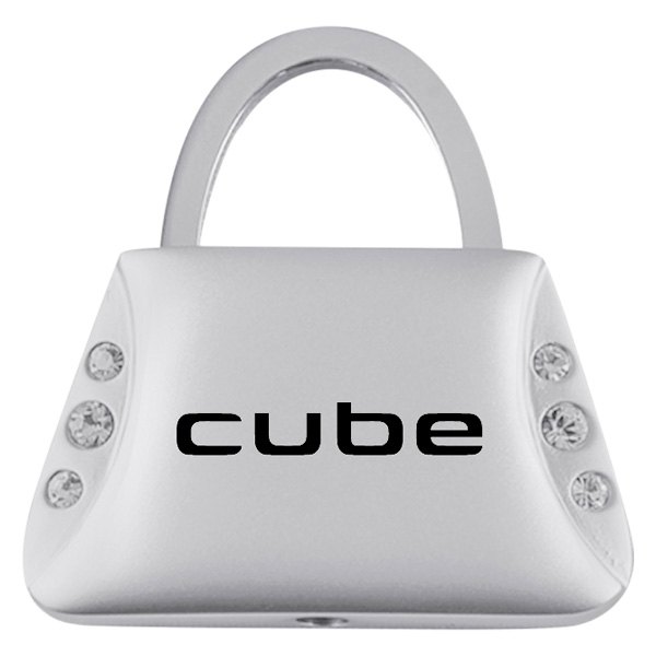 Autogold® - Cube Logo Jeweled Purse Key Chain
