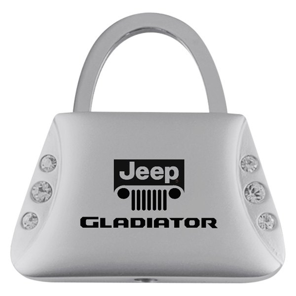 Autogold® - Gladiator Logo Jeweled Purse Key Chain