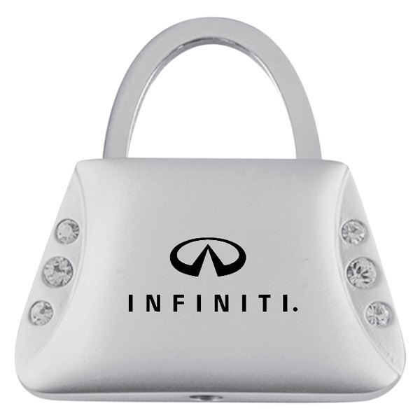 Autogold® - Infiniti Logo Jeweled Purse Key Chain