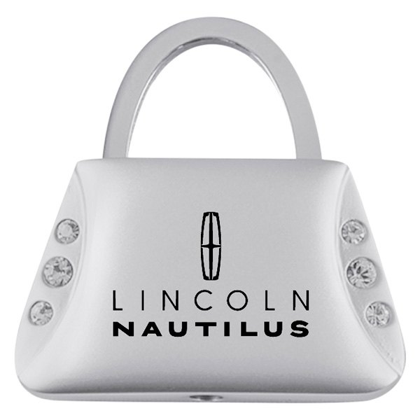 Autogold® - Nautilus Logo Jeweled Purse Key Chain