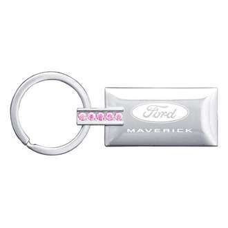 Autogold® - Maverick 2022 Logo Jeweled Rectangular Key Chain