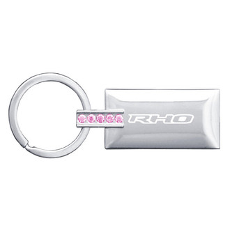 Autogold® - RHO Logo Jeweled Rectangular Key Chain