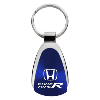 Autogold® - Civic Type R Logo Teardrop Key Chain