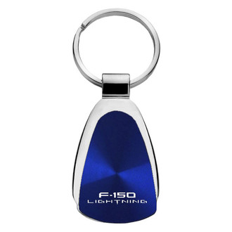 Autogold® - F-150 Lightning Logo Teardrop Key Chain
