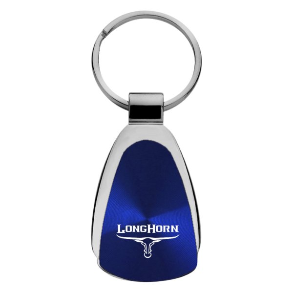 Autogold® - Longhorn Skull Logo Teardrop Key Chain
