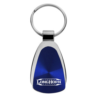 Autogold® - Longhorn Laramie Logo Teardrop Key Chain