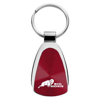 Autogold® - Big Horn Logo Teardrop Key Chain