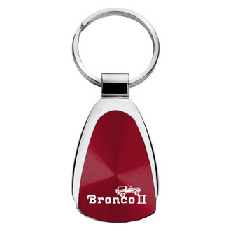 Autogold® - Bronco II Climbing Logo Teardrop Key Chain