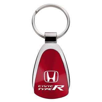 Autogold® - Civic Type R Logo Teardrop Key Chain