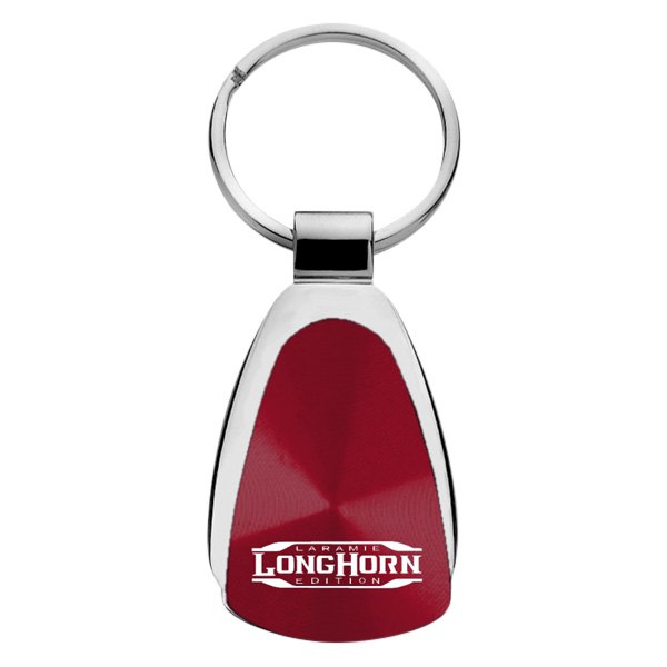 Autogold® - Longhorn Laramie Logo Teardrop Key Chain