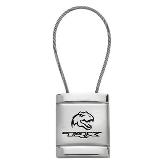 Autogold® - TRX Dino Satin Chrome Cable Key Fob