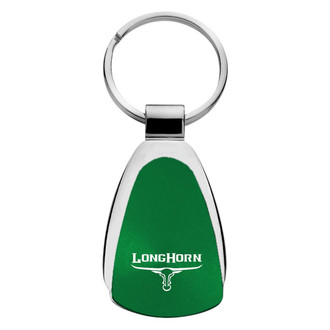 Autogold® - Longhorn Skull Logo Teardrop Key Chain
