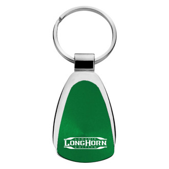 Autogold® - Longhorn Laramie Logo Teardrop Key Chain