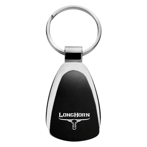 Autogold® - Longhorn Skull Logo Teardrop Key Chain