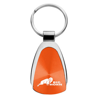 Autogold® - Big Horn Logo Teardrop Key Chain