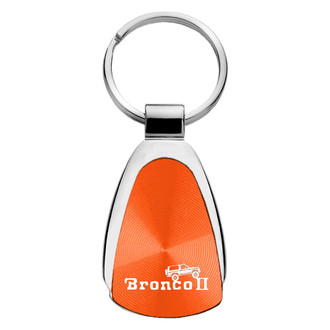 Autogold® - Bronco II Climbing Logo Teardrop Key Chain