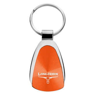 Autogold® - Longhorn Skull Logo Teardrop Key Chain
